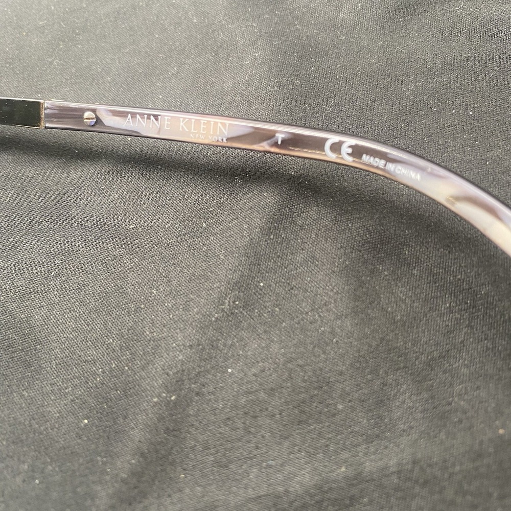 Anne Klein Sunglasses Women FRAME ONLY AK4124 58-16-130 Silver Brown 691 - Picture 12 of 16